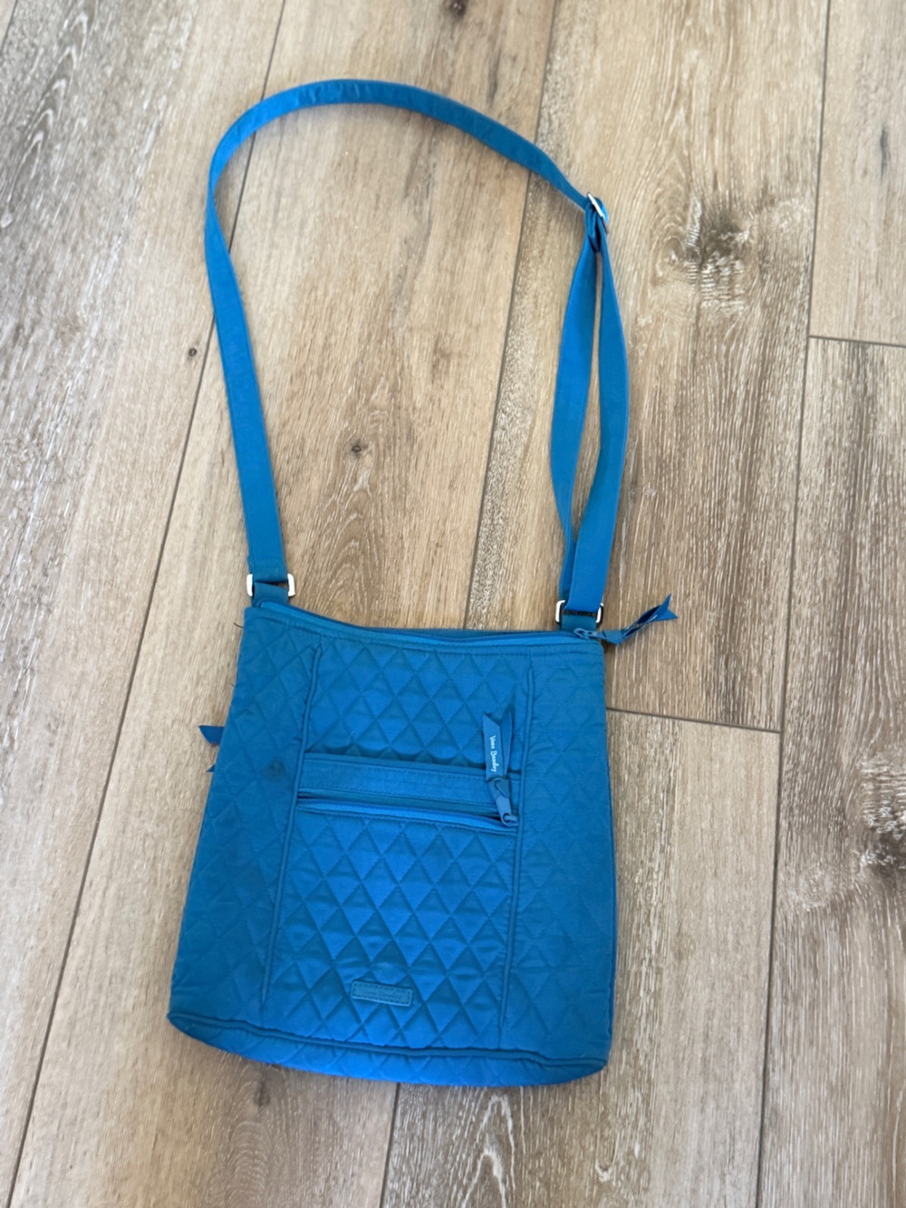 Vera Bradley Teal Quilted Crossbody Bag